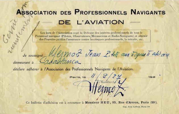 Assiociation des professionnels navigants de l aviation