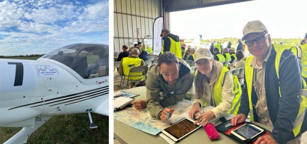 Avion et debriefing