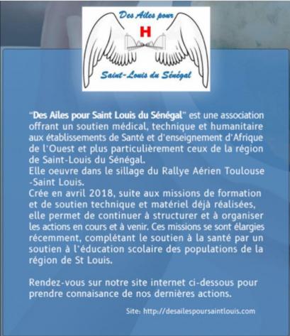 Des ailes pour saint louis du senegal