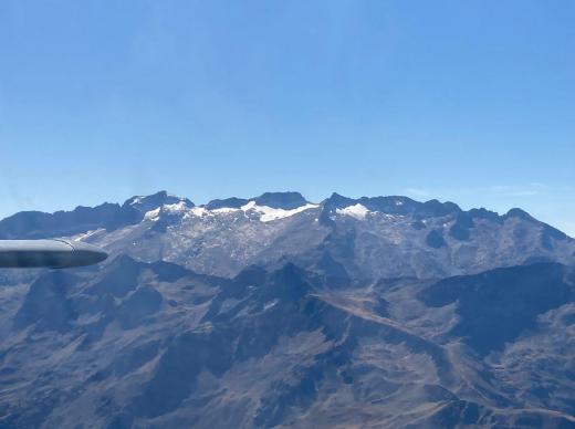 Passage des pyrenees un dernier panorama splendide avant l arrivee a toulouse